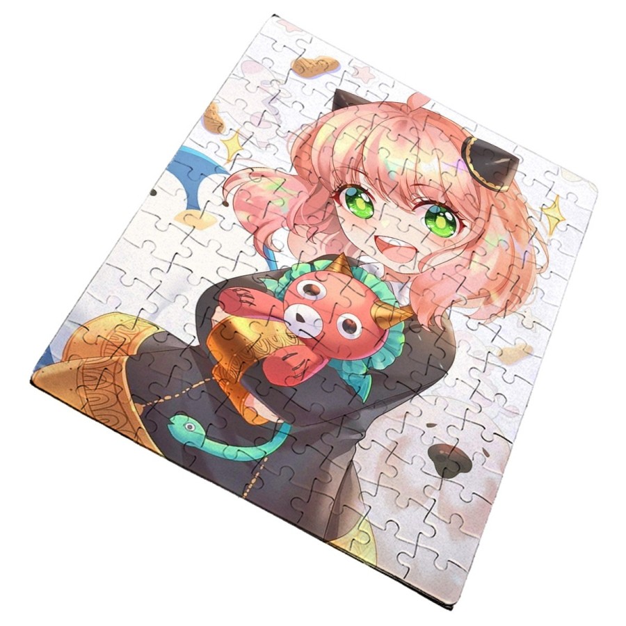 PUZZLE DE TAMANO Y PIEZAS A ELEGIR ania spy family serie anime kawaii cute linda rompecabezas educativo puzle