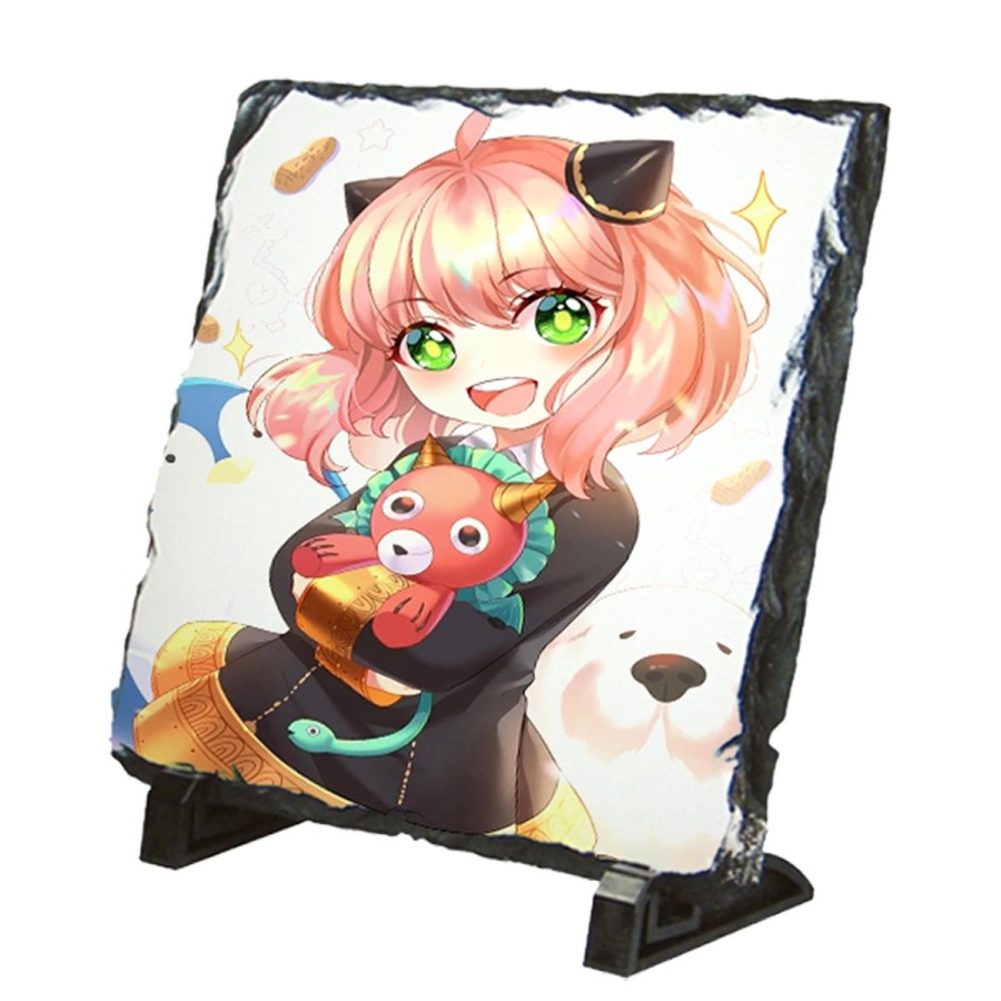 PLACA PIZARRA ania spy family serie anime kawaii cute linda portafotos portafoto