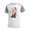 CAMISETA DISEÑO BICOLOR ania spy family serie anime kawaii cute linda personalizada