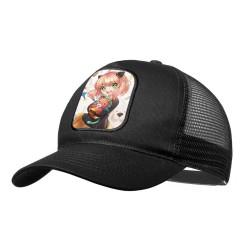 GORRA NEGRA CON REJILLA...