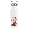 BIDON 750 ML ACERO INOXIDABLE ESTILO RETRO ania spy family serie anime kawaii cute linda deporte deportivo botella