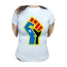 CAMISETA MUJER bandera logo independencia trans ley feminista moda personalizada