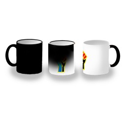 TAZA MÁGICA bandera logo...