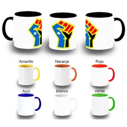 TAZA COLORES bandera logo...