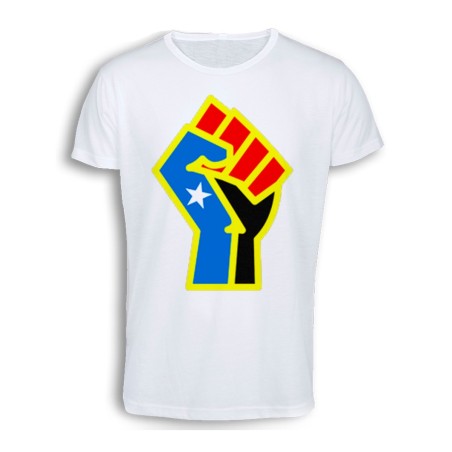 CAMISETA TACTO ALGODÓN bandera logo independencia trans ley feminista cómoda personalizada