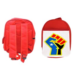 MOCHILA ROJA bandera logo...