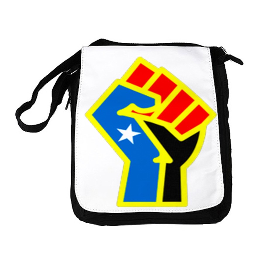 BANDOLERA REPORTERO MEDIANA BOLSO bandera logo independencia trans