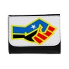 BILLETERA BILLETERO bandera logo independencia trans ley feminista unisex negro monedero