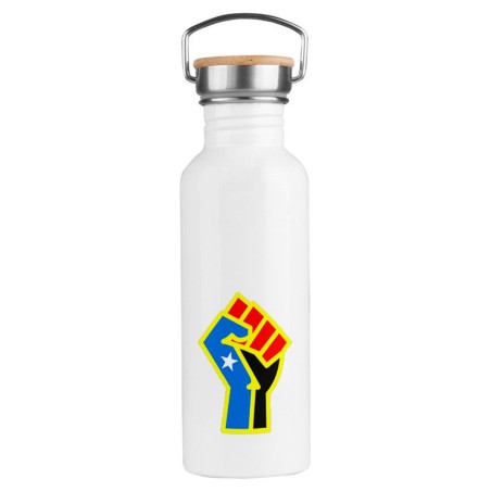 BIDON 750 ML ACERO INOXIDABLE ESTILO RETRO bandera logo independencia trans ley feminista deporte deportivo botella