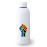 BIDON 500 ML ACERO INOXIDABLE bandera logo independencia trans ley feminista deporte deportivo botella senderismo