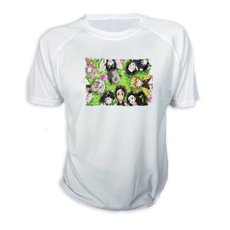 CAMISETA kimetsu no yaiba personajes pilares cazadores personalizada