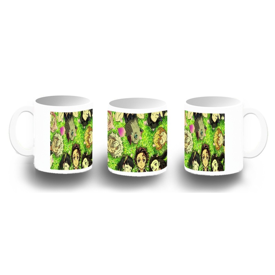 TAZA FOTOLUMINISCENTE kimetsu no yaiba personajes pilares cazadores BRILLA OSCURIDAD