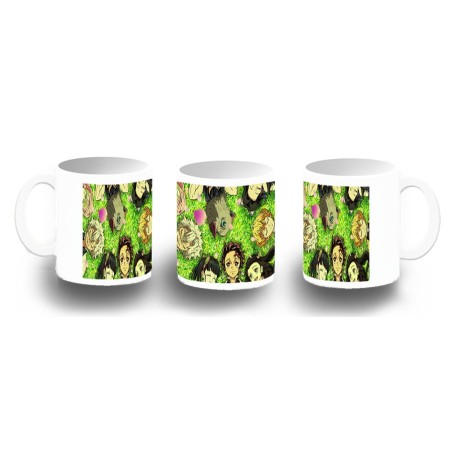 TAZA FOTOLUMINISCENTE kimetsu no yaiba personajes pilares cazadores BRILLA OSCURIDAD