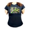 CAMISETA NEGRA MUJER kimetsu no yaiba personajes pilares cazadores oferta personalizada