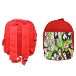 MOCHILA ROJA kimetsu no yaiba personajes pilares cazadores escolar personalizado