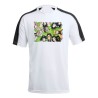 CAMISETA TÉCNICA FRANJA MANGAS NEGRA kimetsu no yaiba personajes pilares cazadores personalizada