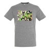 CAMISETA GRIS MEZCLA kimetsu no yaiba personajes pilares cazadores moda verano personalizada