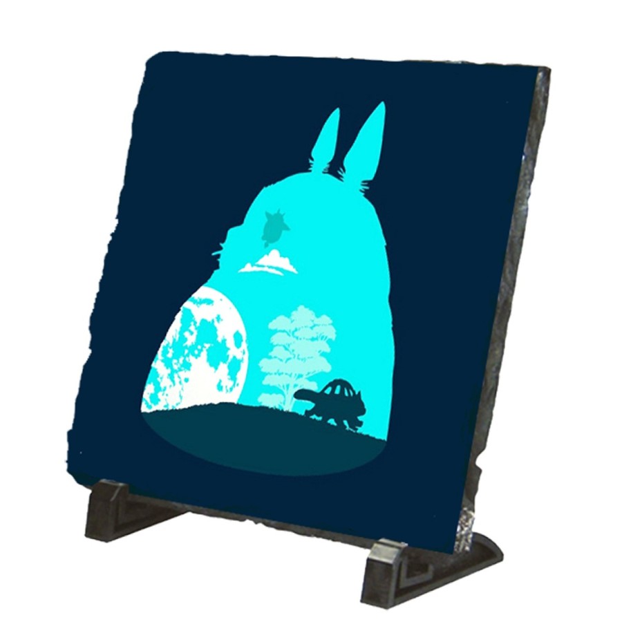 PLACA PIZARRA totoro viaje fantasia logo anime pelicula portafotos portafoto