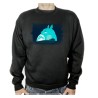 SUDADERA NEGRA totoro viaje fantasia logo anime pelicula adulto poliester algodón personalizada