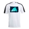 CAMISETA TÉCNICA FRANJA MANGAS NEGRA totoro viaje fantasia logo anime pelicula personalizada