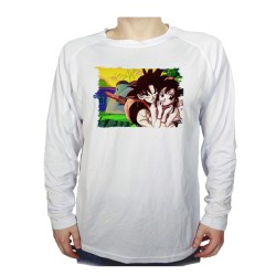 CAMISETA MANGA LARGA goku y...