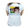 CAMISETA MUJER goku y chichi anime shonen dragon ball z moda personalizada