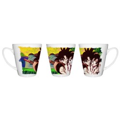 TAZA CÓNICA goku y chichi...