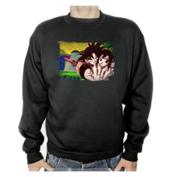 SUDADERA NEGRA goku y...