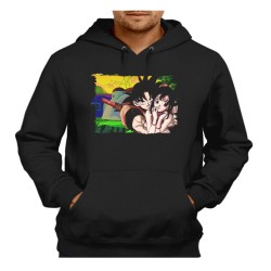 SUDADERA NEGRA CON CAPUCHA...