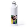 BIDON GRANDE 800 ML ACERO INOXIDABLE goku y chichi anime shonen dragon ball z deporte deportivo mosqueton botella