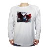 CAMISETA MANGA LARGA superhombre superheroe hombre con capa personalizada