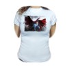 CAMISETA MUJER superhombre superheroe hombre con capa moda personalizada