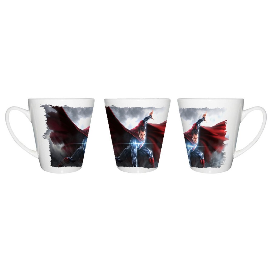 TAZA CÓNICA superhombre superheroe hombre con capa conica personalizada