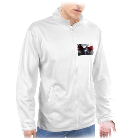 CHAQUETA TECNICA 1 IMPRESION superhombre superheroe hombre con capa  personalizada