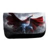 ESTUCHE NECESER DE LONA superhombre superheroe hombre con capa unisex negro monedero billetera