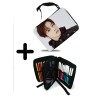 PACK MOCHILA Y ESTUCHE one piece nuevos younkous buggy shanks teach luffy material escolar