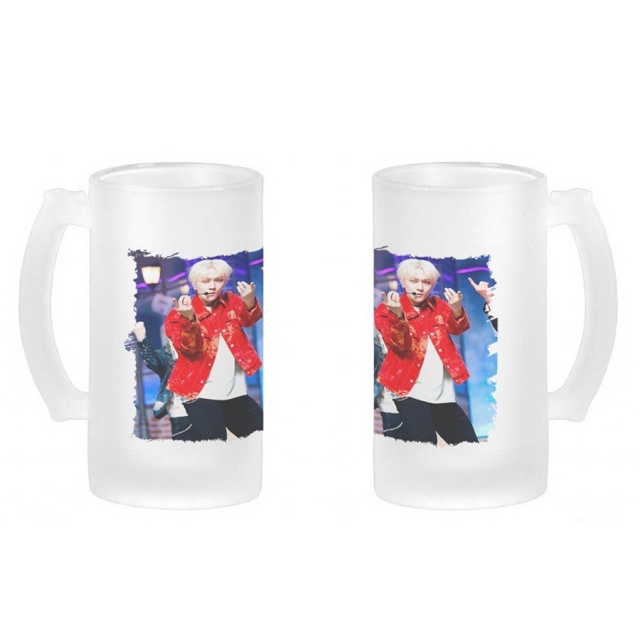 JARRA CERVEZA CRISTAL kaido vs luffy serie one piece luna wano younkou esmerilada esmerilado 500ml