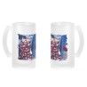 JARRA CERVEZA CRISTAL luffy gear five 5 vs goku ultra instinto limit breaker esmerilada esmerilado 500ml