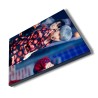 PANEL FOTOGRÁFICO DECORATIVO luffy gear five 5 vs goku ultra instinto limit breaker cuadro acabado brillante elegante pared