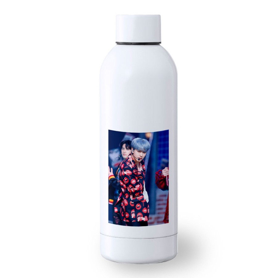 BIDON 500 ML ACERO INOXIDABLE luffy gear five 5 vs goku ultra instinto limit breaker deporte deportivo botella senderismo