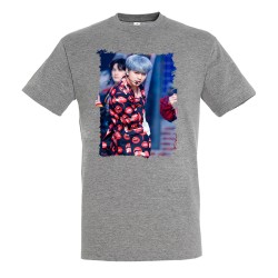 CAMISETA GRIS MEZCLA luffy...