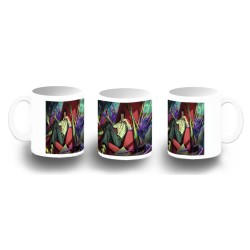 TAZA FOTOLUMINISCENTE dracule mihawk castillo espadachín one piece zoro BRILLA OSCURIDAD