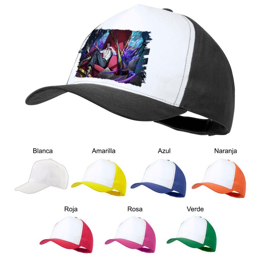 GORRA COLORES dracule mihawk castillo espadachín one piece zoro color personalizada