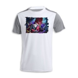 CAMISETA DISEÑO BICOLOR dracule mihawk castillo espadachín one piece zoro personalizada