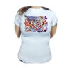 CAMISETA MUJER luffy gear five 5 vs goku ultra instinto limit breaker moda personalizada