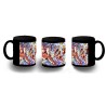 TAZA COMPLETAMENTE NEGRA luffy gear five 5 vs goku ultra instinto limit breaker personalizada