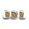 TAZA FOTOLUMINISCENTE luffy gear five 5 vs goku ultra instinto limit breaker BRILLA OSCURIDAD