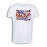 CAMISETA TACTO ALGODÓN luffy gear five 5 vs goku ultra instinto limit breaker cómoda personalizada