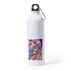 BIDON GRANDE 800 ML ACERO INOXIDABLE luffy gear five 5 vs goku ultra instinto limit breaker deporte deportivo mosqueton botella