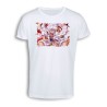 CAMISETA TACTO ALGODÓN one piece luffy forma gear 5 hito no mi pirata nika cómoda personalizada